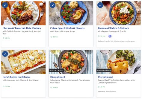 blue apron meals menu weekly.